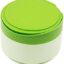 Green Plastic Empty Portable Baby Skin Care After-bath Powder Puff Talcum Powder Case Container Dispensor Make-up Loose Powder Box Holder Bottle Container Travel Kit With Powder Puff And Sifter