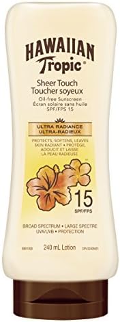 Hawaiian Tropic Sheer Touch Sunscreen Lotion, SPF 15, 240ml