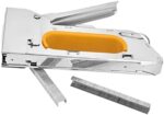 Heavy Duty Staple Gun, Home Construction Manual Stapler Gun with 2400 Staples for Upholstery, Fixing Material, Decoration, Carpentry, Furniture