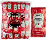 Heinz Ketchup Packets (9g) – 100 Count - Ketchup Condiment Packs in Custom CMC Products Food Safe Slide Seal Bag, bundle, packaged by CMC Products