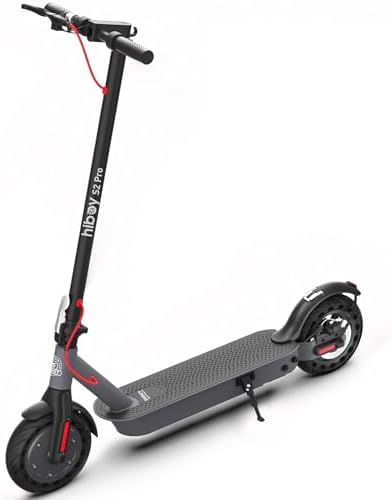 Hiboy S2/S2 Pro/MAX Pro Electric Scooter, 350/500W Motor, 27/40/75 Km Range ＆ 30 Km/h, 8.5''/10"/11" Tires, Double Braking System, Portable and Foldable Commuter Electric Scooter for Adults