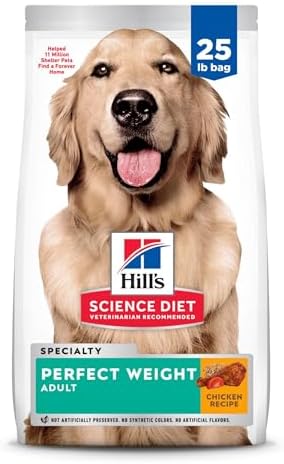 Hill's Science Diet Adult Perfect Weight Chicken Recipe Dry Dog Food, 11.83 l (Pack of 1)