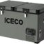 ICECO VL60 Portable Refrigerator, Dual Zone Freezer Fridge, 12v Cooler, Platinum Compact Refrigerator, 60Liters, DC 12/24 V, AC 110-240V, 0℉～50℉, Home and Car Use, for Van, Truck, Outdoor, Camping