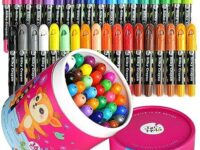 Jar Melo Jumbo Crayons for Toddlers, 36 Colors Twistable Crayons Non Toxic Washable Crayons, Easy to Hold Silky Large Crayons, Safe for Babies and Children, Gift for Boys and Girls Back to School