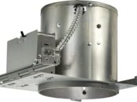 Juno Lighting IC22 W G 6" IC-Rated Universal Incandescent Housing with Push in Electrical Connectors and Air-Loc Gasket