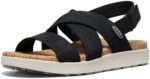 KEEN womens Elle Criss Cross Premium Comfortable Fashion Casual Wedge Sandals