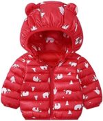 Kids Jackets Toddler Kids Baby Girl Boy Cartoon Hooded Bear Ear Jacket Winter Coat Outerwear Girls Character