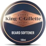 King C. Gillette Soft Beard Balm, Deep Conditioning with Cocoa Butter, Argan Oil and Shea Butter, 100 mL