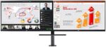 LG 27QP88D-BS 27 Inch Dual Ergo Monitor with QHD IPS 5ms 75Hz Display with USB Type C and Dasiy Chain, AMD Freesync, Black