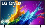 LG 43-Inch QNED80 (QLED + NanoCell) Quantum Dot NanoCell 4K Smart TV - α5 AI Processor 4K, Local Dimming, Alexa Built-in, HDR10, HGIG, ALLM, WebOS 24, Magic Remote (43QNED80TUC, 2024)