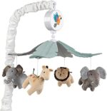 Lambs & Ivy Jungle Friends Musical Baby Crib Mobile Animals Soother Toy