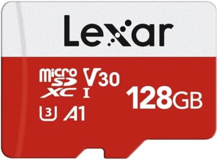 Lexar 128GB Micro SD Card, microSDXC UHS-I Flash Memory Card with Adapter - Up to 100MB/s, A1, U3, Class10, V30, High Speed TF Card