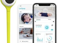 Lollipop Baby Monitor (Pistachio) - Full-Featured Smart Wi-Fi Camera of True Crying Detection with Extra in-App Plan of Breathing Monitoring/Sleep Tracking-Accessories Free/7 Days Trial Period