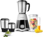 Longway Super Dlx 4 Jar 750 Watt Mixer Grinder - Black & Grey - ABS body |Heavy Duty Motor| |Nano-grinding technology | 304 Grade Stainless Steel Blade | Noise levels 80-90 DB |1 Years warranty