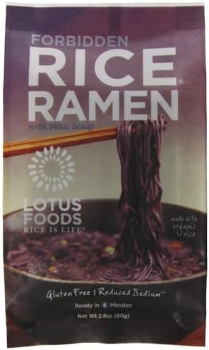 Lotus Foods Ramen Organic Forbidden Rice With Miso Soup 2.8 Oz Case Of 10