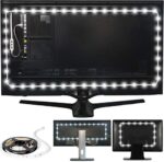 Luminoodle USB Bias Lighting - LED TV Backlight Strip - Ambient Home Theater Light, TV Accent Lighting to Reduce Eye Strain, Improve Contrast - White - Large (30" - 40" TV)