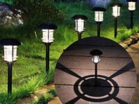 MAGGIFT 6 Lumen solar Powered Pathway lights, 6 Pack Outdoor Landscape lights, Waterproof Garden lights for Lawn, Patio, Yard, Walkway, Deck, Driveway, Warm White