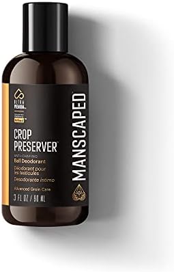 MANSCAPED® The Crop Preserver®, Anti-Chafing Men's Ball Deodorant, Male Care Hygiene Moisturizer Featuring Soothing Aloe Vera (3 Fl Oz (Pack of 1)