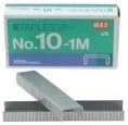 MAX Mini Staple No.10-1M for The use of Compact Handy staplers (50 Staples per Stick, 1,000 Staples per Box)