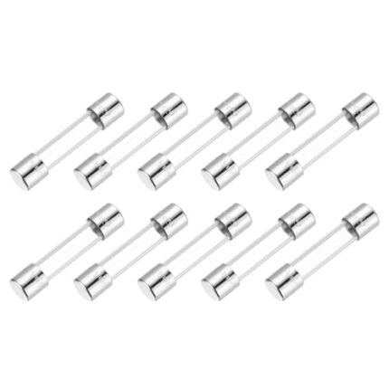 MECCANIXITY 0.5A 250V Glass Fuse 6x30mm Time Delay Fuse UL Listed Slow Blow Fuse for Home Appliances(Pack of 10)