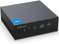 MINIX Z100-Aero Mini PC, Intel 12th Gen N100, 16GB DDR4, 512GB PCIe 3.0 X1 NVMe SSD Windows 11 Pro Mini PC, 4K Triple Display/1GB+2.5G LAN/USB-A 3.2/USB-C/WiFi 5/BT5.1/Vesa Mount/Support Auto Power On