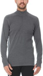 Minus33-100% Merino Wool - Isolation Men’s Midweight Quarter Zip - Warm Pullover - Outdoor Recreation Sweater