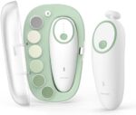 Momcozy Baby Nail File Electric, Gentle Baby Nail Trimmer Electric Rechargable, Baby Nail Clipper Electric, 7 Grinding Head Replacement Pads