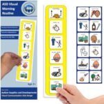 Morning Routine Kids Daily Schedule – Visual Schedule for Kids with Autism – Calendar Pocket Chart - Autism Learning Materials – Special Education