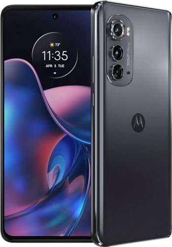 Motorola Moto Edge (5G) 2022 128GB+6GB RAM, 6.6" Display, 50MP Camera, 5000mAh Battery, Unlocked - Mineral Gray (Renewed)