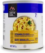 Mountain House Scrambled Eggs with Bacon | Freeze Dried Survival & Emergency Food | #10 Can | Gluten-Free | Breakfast Meal | Easy to Prepare | Delicious and Nutritious | Single Can