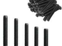 Naisfei 25 Pcs M8 x 30mm 35mm 40mm 45mm 50mm Hex Socket Head Cap Screws Bolts, 12.9 Grade Alloy Steel, Black Oxide Finish, Fully Threaded, for Home and Office Appliance