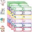 Name Labels for Kids Stuff School Supplies, 120 PCS Waterproof Kids Name Stickers Back to School, Dishwasher Safe Daycare Labels Self-Laminating, Personalized Toddler Name Tags for Water Bottle