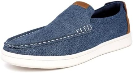 Nautica Men's Slip-On Loafers Casual Moc Toe Sneakers Boat Shoes Slipper for Men – Lightweight, Comfortable & Breathable - Derwin