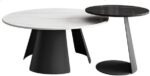 Nightstands Living Room Table,Coffee Table Black,Space Saving Furniture,Coffee Table Set Occasional Table (Style : C)