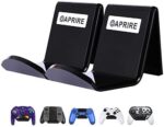 OAPRIRE Universal Controller Holder Wall Mount Set of 2 for PS4 PS5 Xbox One Switch, Controller Stand Gaming Accessories with Cable Clips, Build Game Fortresses