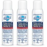 OnGuard Bedbug Killer Aerosol Spray Can 400g | Bed Bug Spray | Pressurized Space, Crack and Crevice, Spot Treatment and Contact Spray | Ready to Use (3-Pack Bundle)