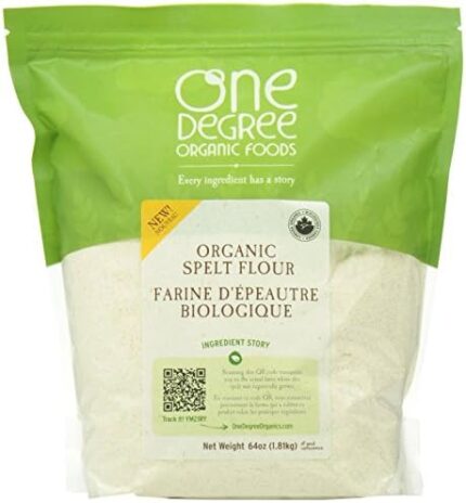 One Degree Organic Foods Pre-Packaged Bulk-Spelt-Flour, 1.81Kg