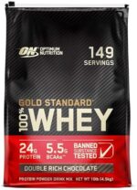 Optimum Nutrition Gold Standard 100% Whey Protein Powder, Double Rich Chocolate 10 Pound (Packaging May Vary)