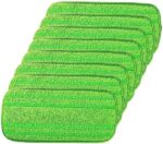 Orighty Reusable Mop Pads Compatible with Swiffer WetJet - Microfiber Pad Refill Machine Washable for Household Cleaning - Cleaning Floor Mop Head Pads Work Wet and Dry - Pack of 8