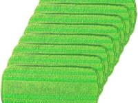 Orighty Reusable Mop Pads Compatible with Swiffer WetJet - Microfiber Pad Refill Machine Washable for Household Cleaning - Cleaning Floor Mop Head Pads Work Wet and Dry - Pack of 8