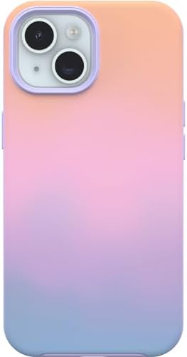 OtterBox iPhone 15, iPhone 14, and iPhone 13 Symmetry Series Case - Soft Sunset (Purple), Snaps to MagSafe, Ultra-Sleek, Raised Edges Protect Camera & Screen