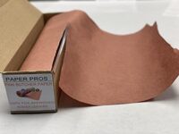 PAPER PROS Pink Butcher Paper Roll Packaged in Cutter Box 17 inches x 100 feet, Unbleached, Unwaxed And Uncoated for Smoking And Resting Meat