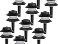 Paradise GL22627 Low Voltage Plastic 4W Path Light (Black, 12 Pack)