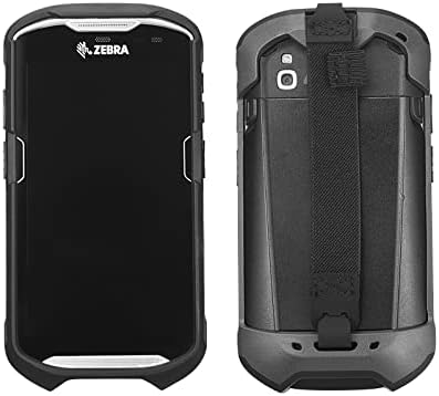 Protective Cover Case Rugged Boot with Hand Strap for Zebra TC51 TC52 TC56 TC57 TC510K,Case for Handheld Barcode Touch Mobile Computer,Scanner Accessories(Black)