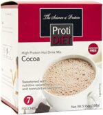 ProtiDiet High Protein Hot Cocoa | Weight Loss, Meal Replacement, Appetite Suppressant Beverage | Low Fat, Low Carb, Low Sugar | 7 Pack