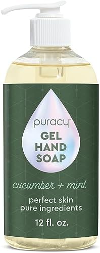 Puracy Organic Hand Soap, For the Professional Hand Washers We’ve All Become, Moisturizing Natural Hand Soap, Liquid Hand Soap for Soft Skin - Hand Wash/Liquid Soap (Cucumber & Mint - 355ml)