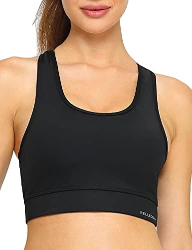 RELLECIGA Women's Racerback Sports Bras Yoga Bra Tops