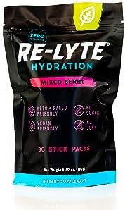 Redmond Re-Lyte Hydration Electrolyte Mix (Mixed Berry) 30 Stick Pack