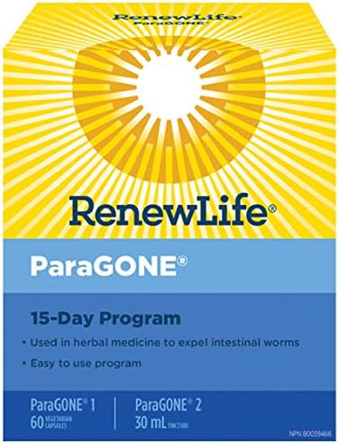 Renew Life ParaGONE, Anti-Parasite Cleansing Program, 15 Day Program, 1 Kit