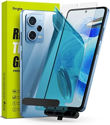 Ringke Glass [Shatterproof Coverage / 2 Pack] Compatible with Xiaomi Redmi Note 12 Pro / 12 Pro Plus 5G / Poco X5 Pro 5G Screen Protector, Full-Coverage Scratch Resistant Premium Tempered Glass